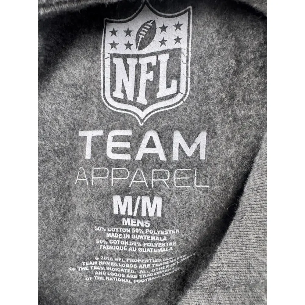Tennessee Titans NFL Team Apparel Men's Pullover Hoodie Size Medium Grey